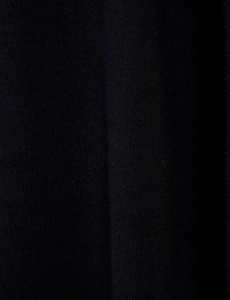 Black Dress for Women Formal Silk or Lace Long Sleeves V Neck Velvet Dresses