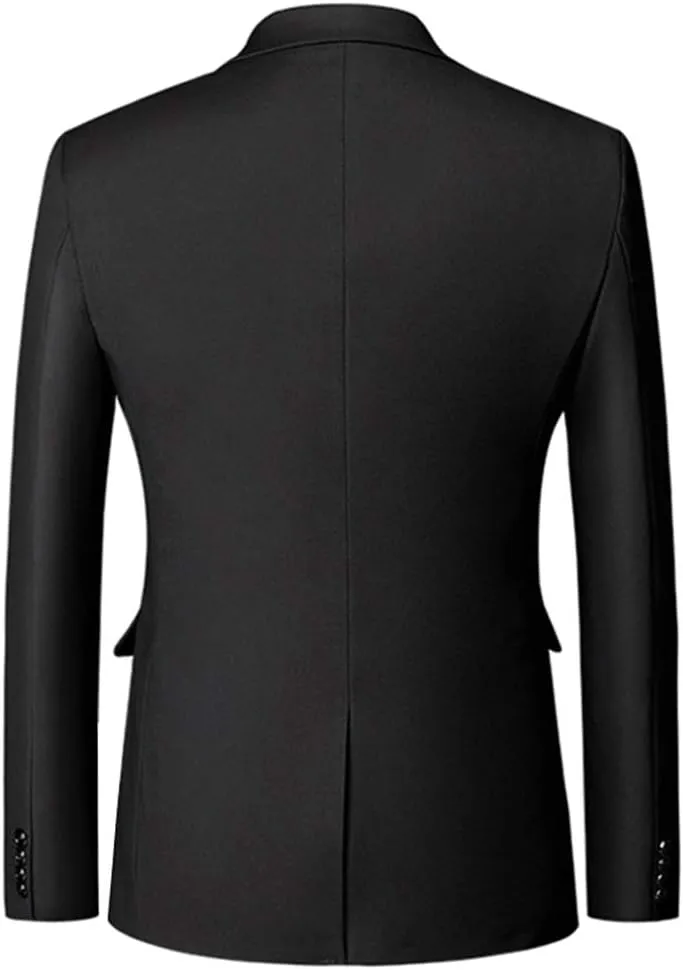 Blazer for Men Slim Fit Suit Jacket Sport Coats Formal Dress Jacket 2 Button
