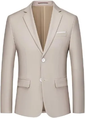 Blazer for Men Slim Fit Suit Jacket Sport Coats Formal Dress Jacket 2 Button