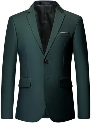 Blazer for Men Slim Fit Suit Jacket Sport Coats Formal Dress Jacket 2 Button