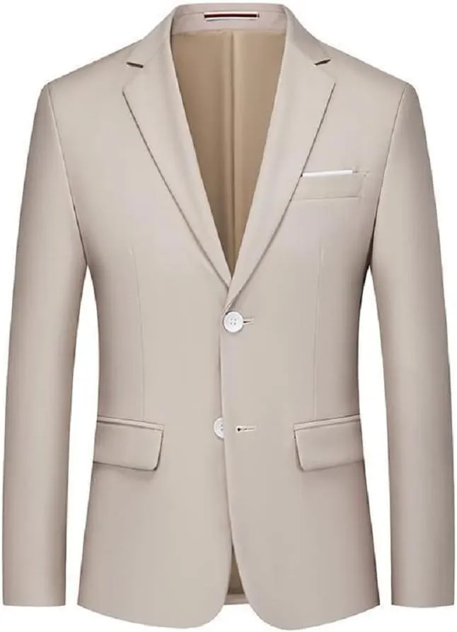Blazer for Men Slim Fit Suit Jacket Sport Coats Formal Dress Jacket 2 Button