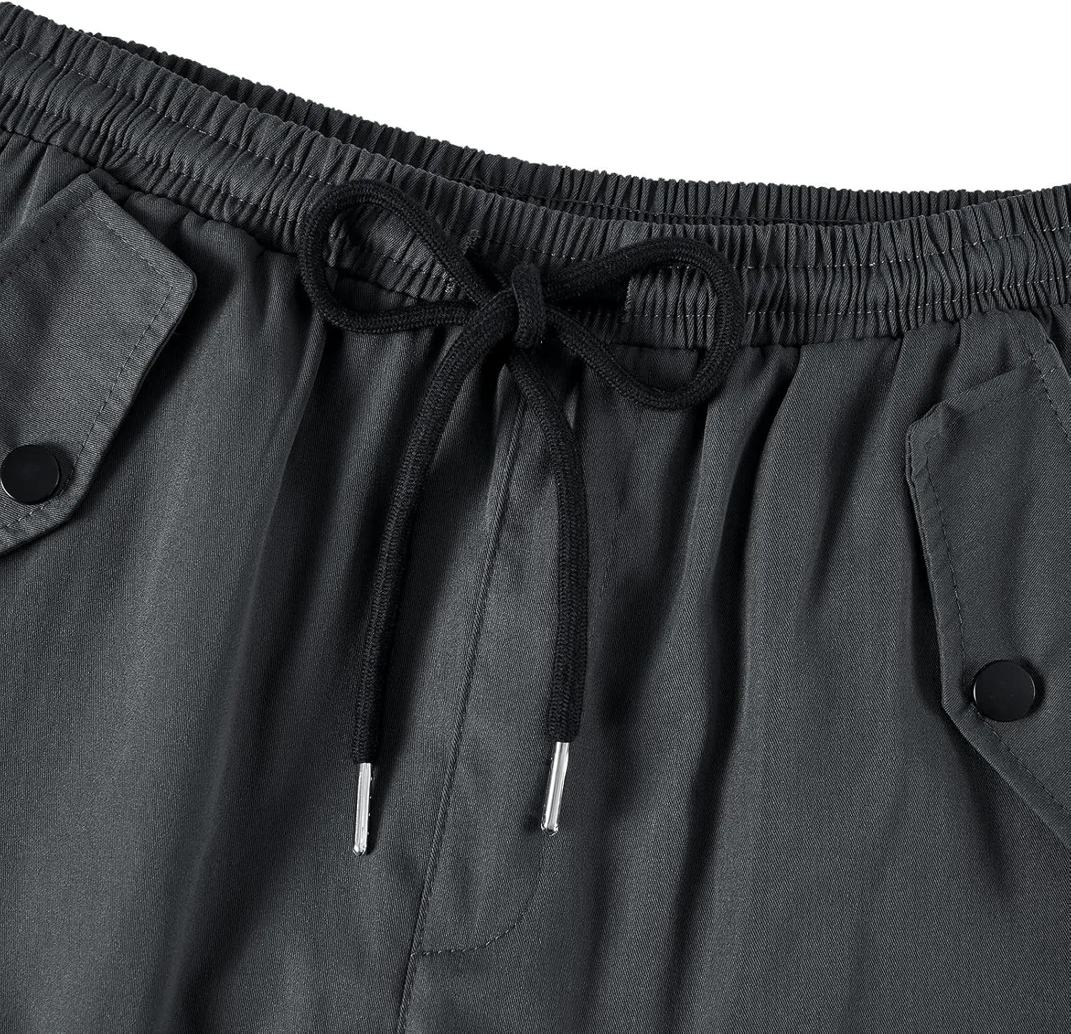 Boys Cargo Pants Wide Leg Pants Teen Kids Drawstring Straight Trousers with Pockets Size 7-14