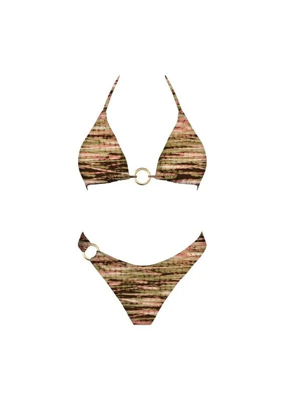 Brown Mid Summer Bikini Set