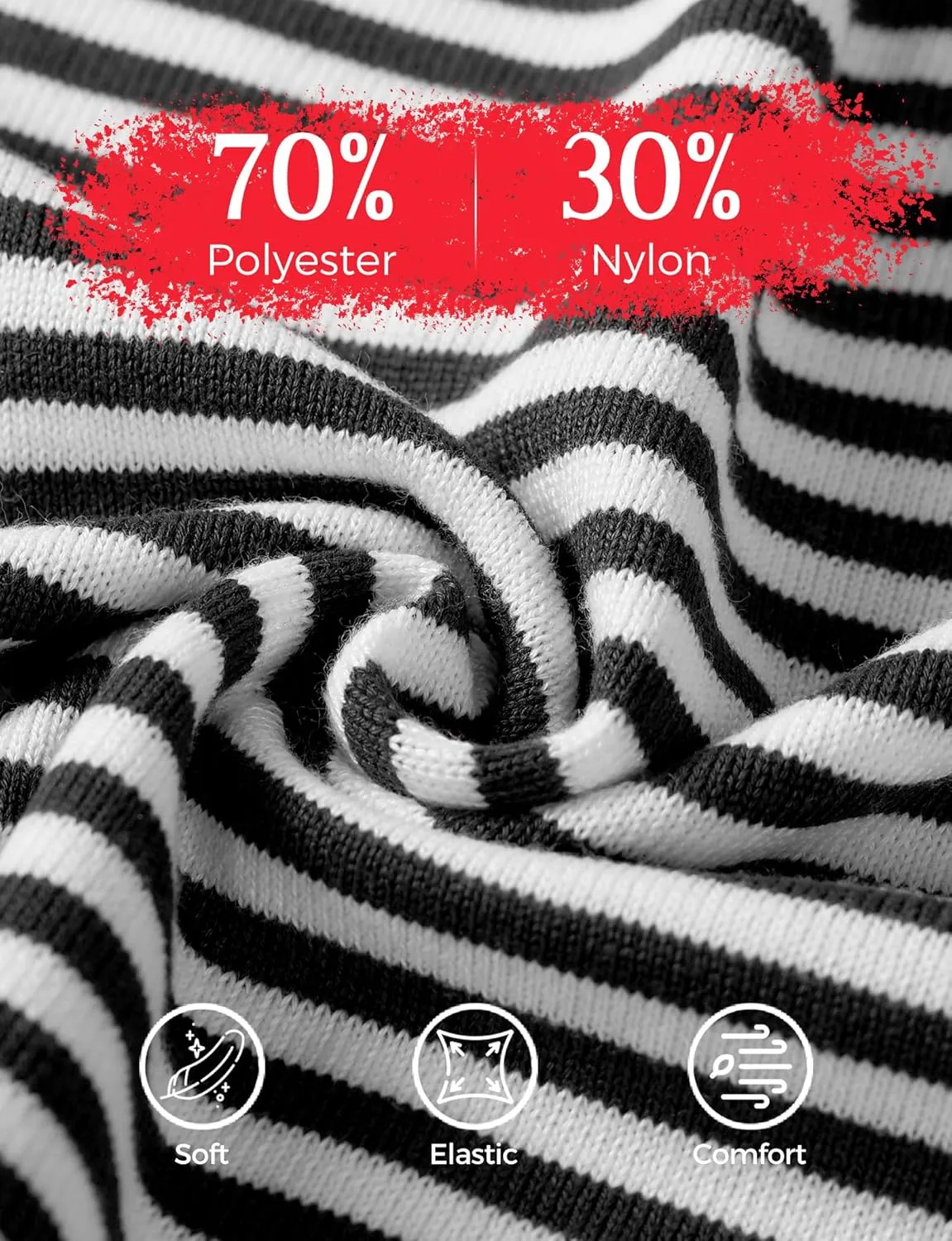 Buauty Womens Long Sleeve Crewneck Knitted Striped Sweaters Casual Color Block Drop Shoulder Pullover Trendy Tops