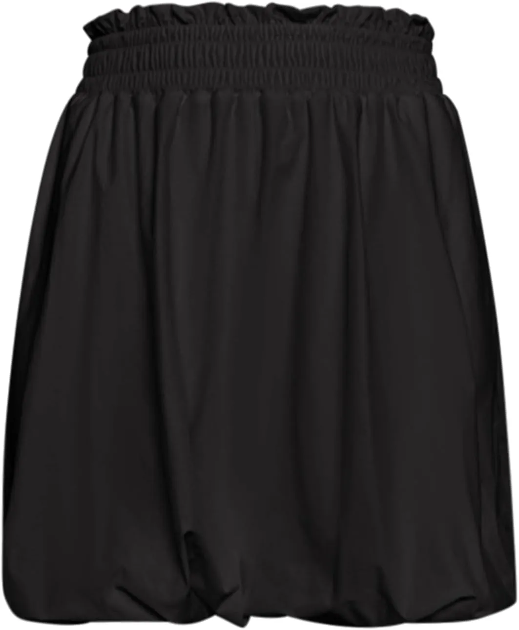 Bubble Skorts for Women Baggy High Waisted Elastic Waist Wide Leg Skirts Comfortable Casual Lighwteight Ruched Skorts