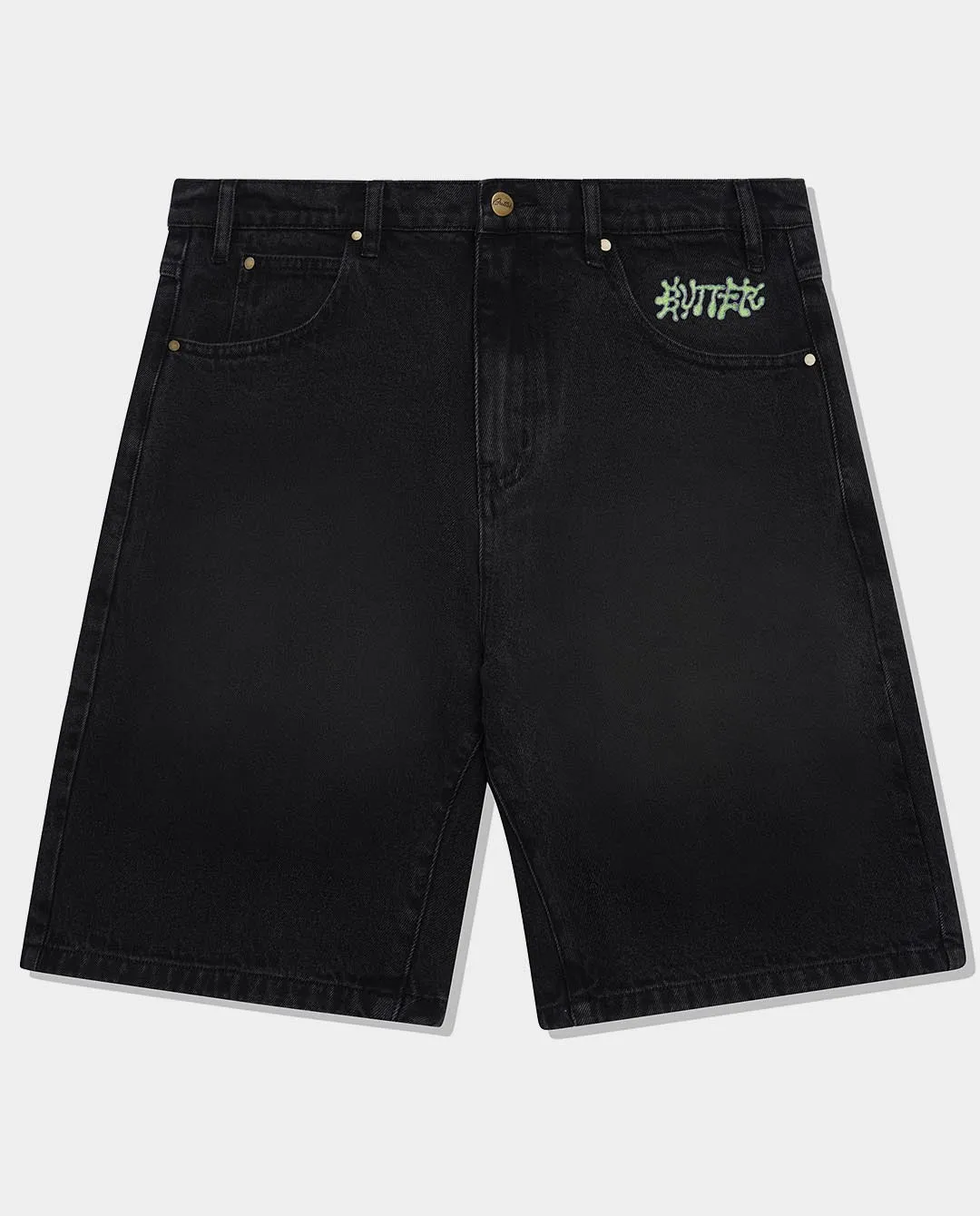 Butter Goods - Ink Denim Shorts - Worn Black