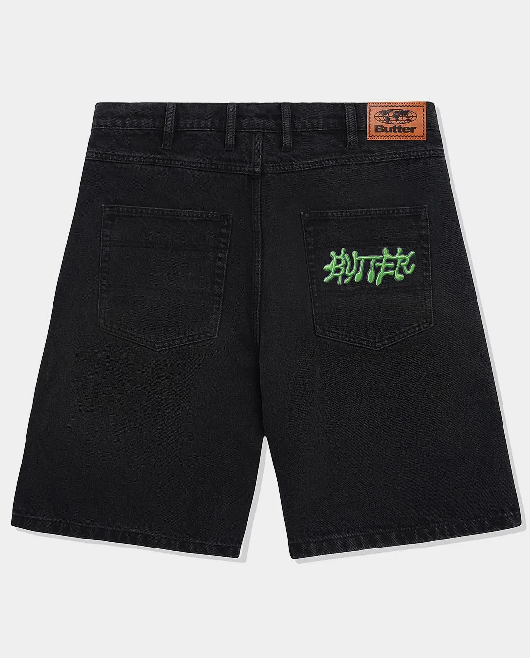 Butter Goods - Ink Denim Shorts - Worn Black