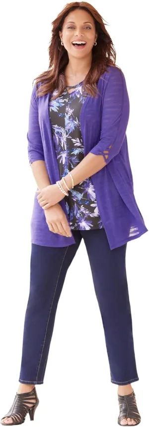 Catherines Women's Plus Size Crisscross Timeless Tank