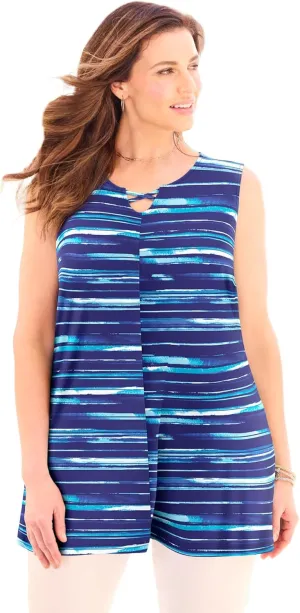Catherines Women's Plus Size Crisscross Timeless Tank