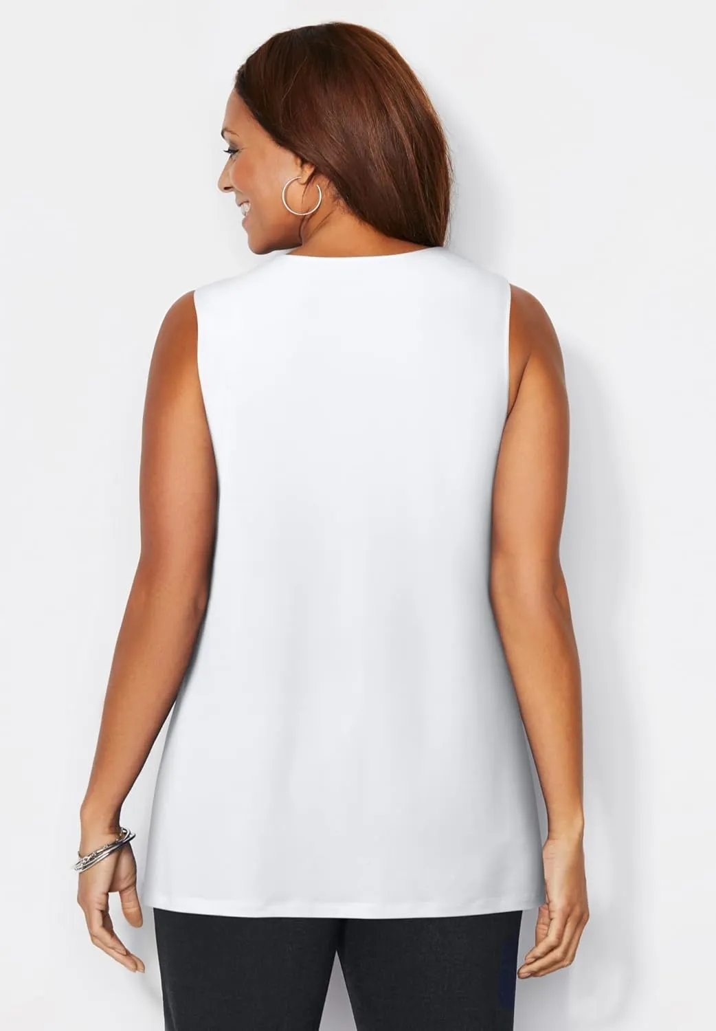 Catherines Women's Plus Size Crisscross Timeless Tank