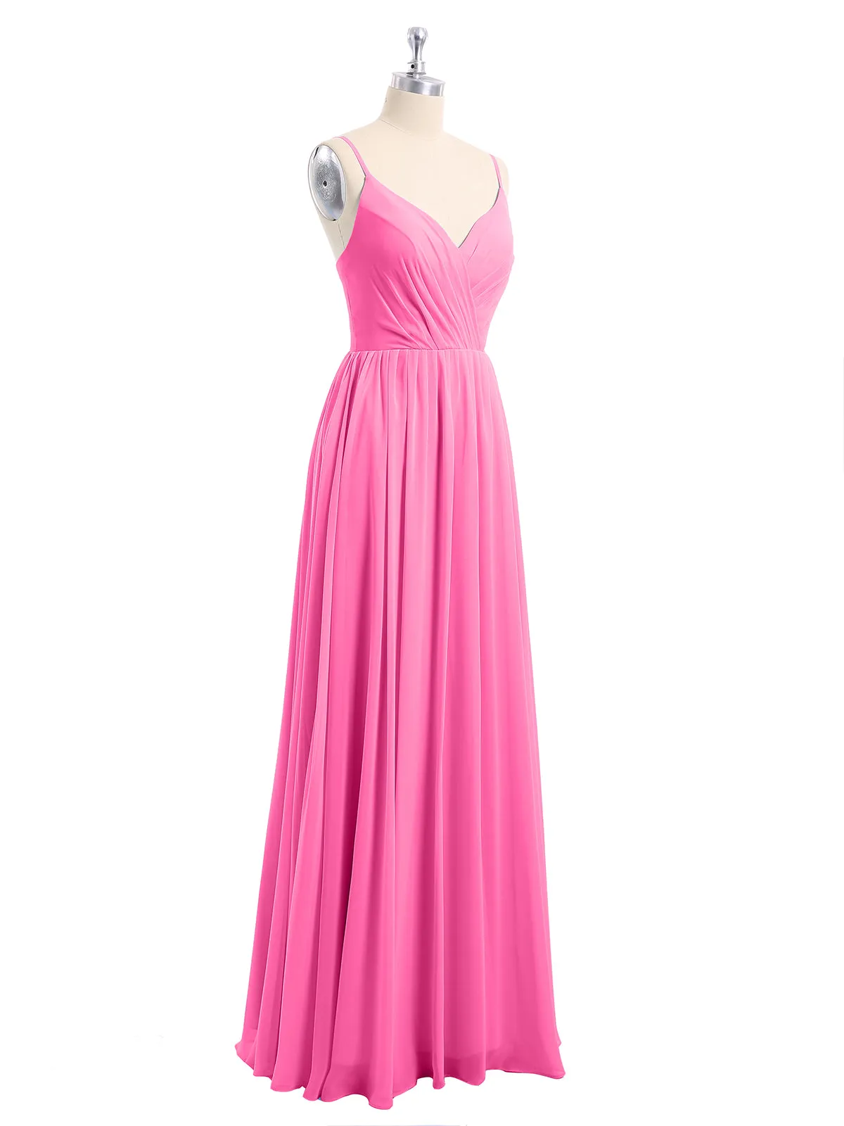 Chiffon Bridesmaid Dresses with Spaghetti Straps-Azalea Plus Size