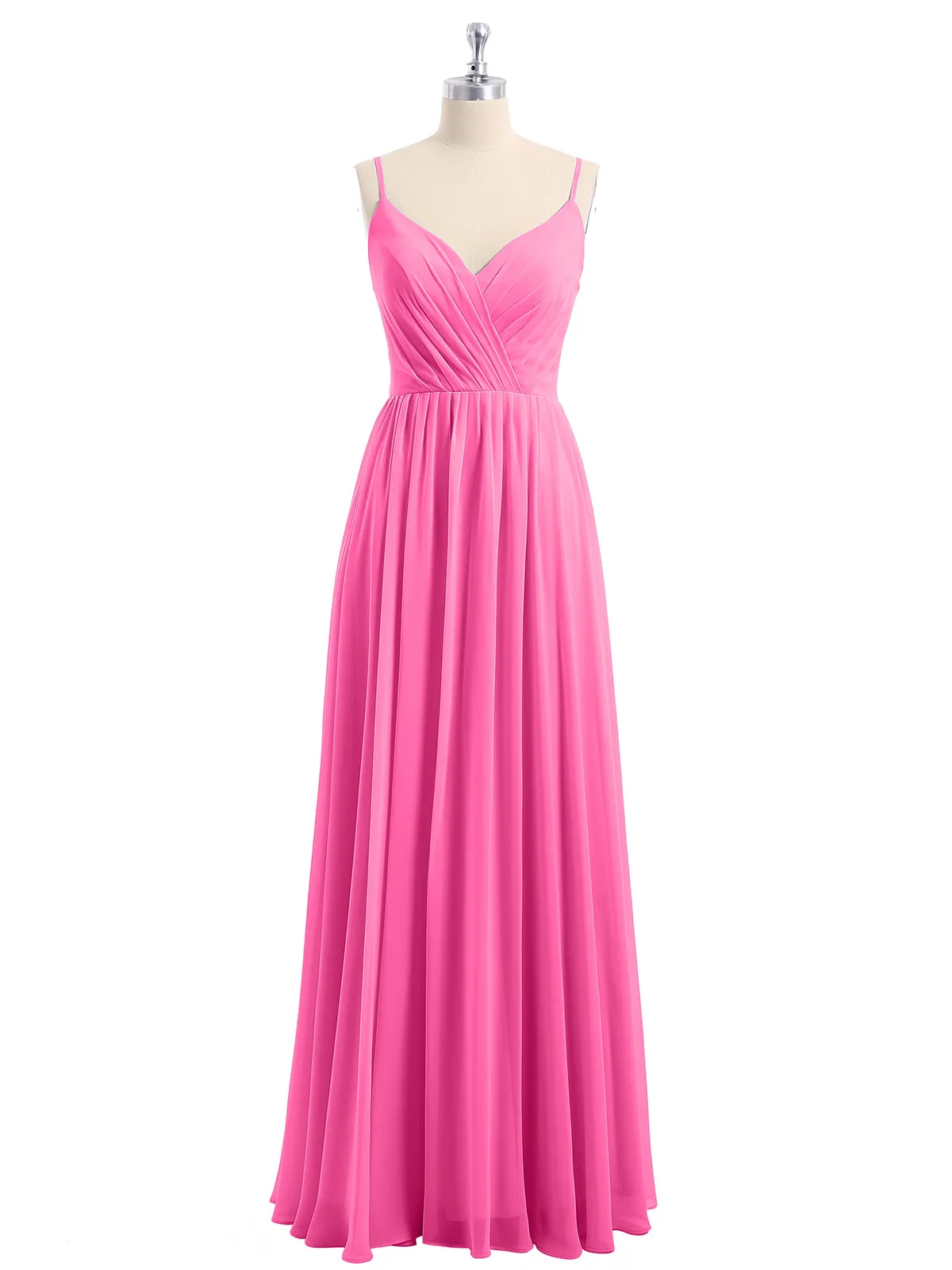 Chiffon Bridesmaid Dresses with Spaghetti Straps-Azalea Plus Size