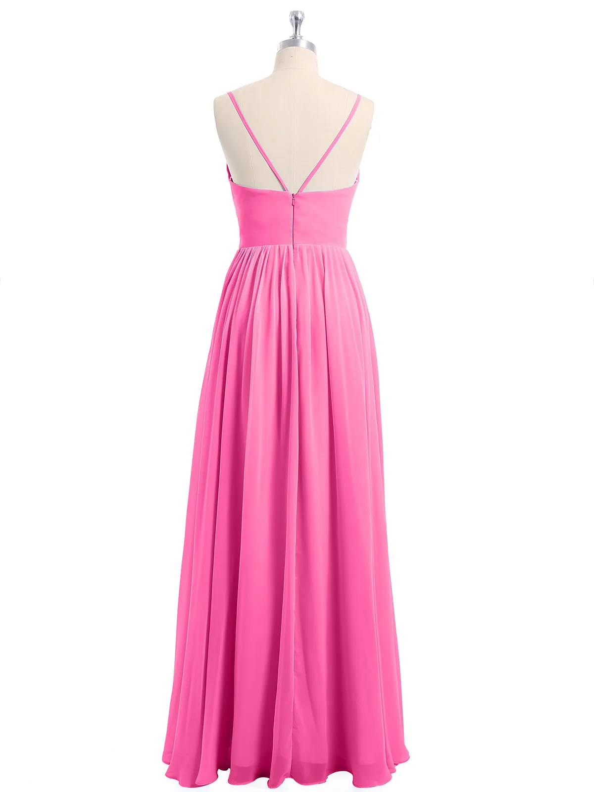 Chiffon Bridesmaid Dresses with Spaghetti Straps-Azalea Plus Size