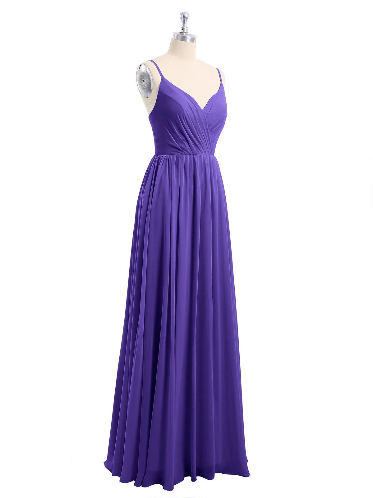 Chiffon Bridesmaid Dresses with Spaghetti Straps-Regency Plus Size