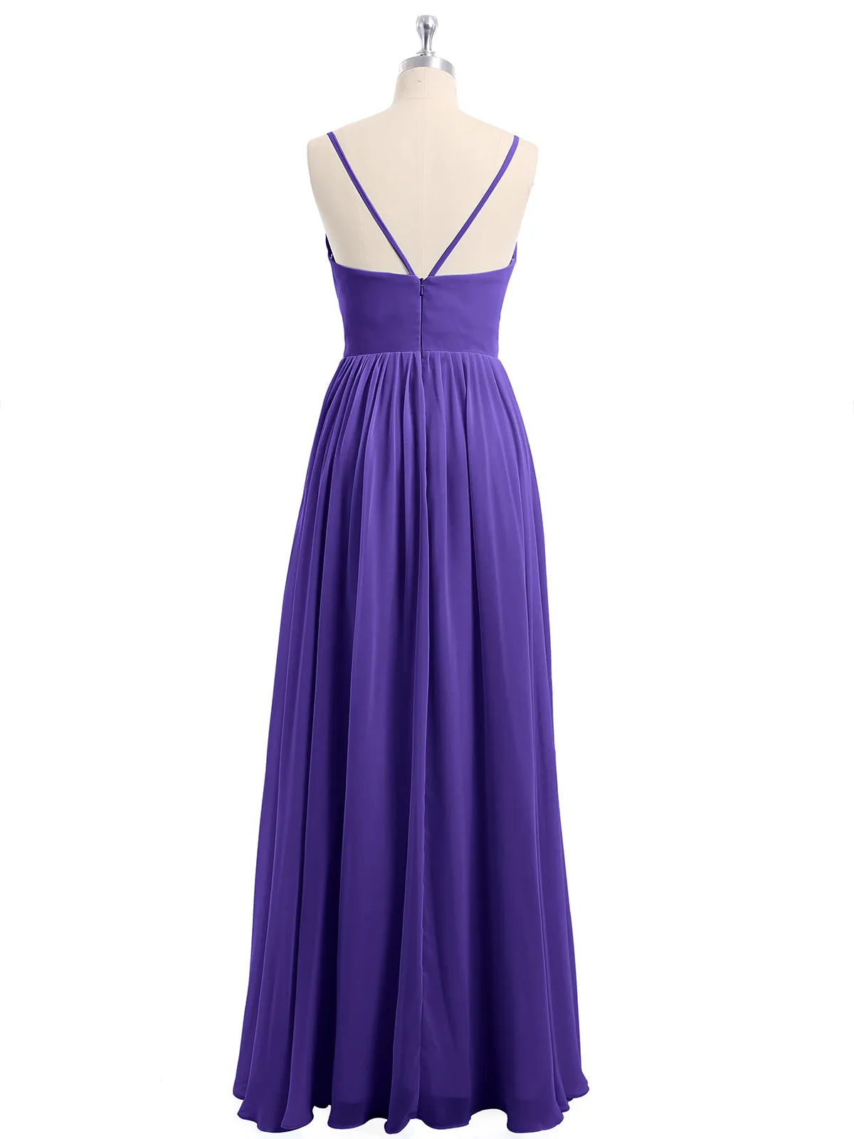 Chiffon Bridesmaid Dresses with Spaghetti Straps-Regency Plus Size