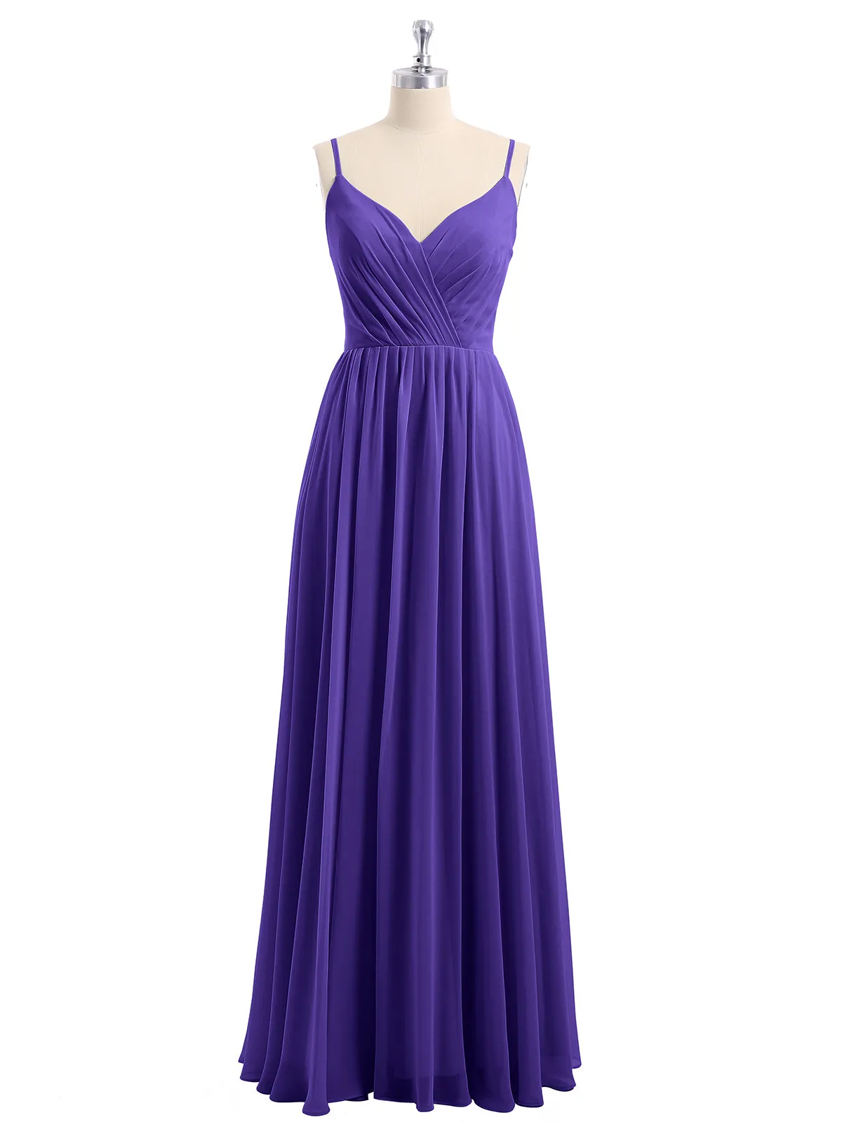 Chiffon Bridesmaid Dresses with Spaghetti Straps-Regency Plus Size