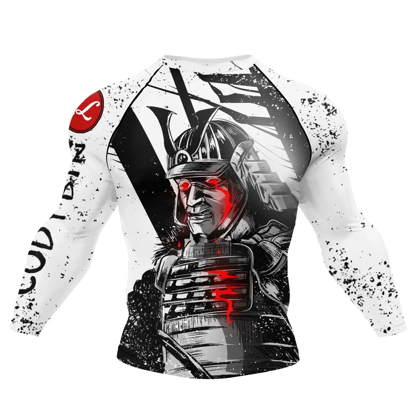 Cody Lundin - "BLEEDING SAMURAI -  Long Sleeve MMA Compression  Shirt / Rash Guard