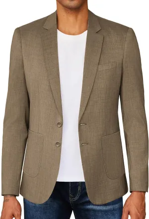 COOFANDY Mens Casual Blazer Two Button Sport Coat Lightweight Business Jackets with Pockets