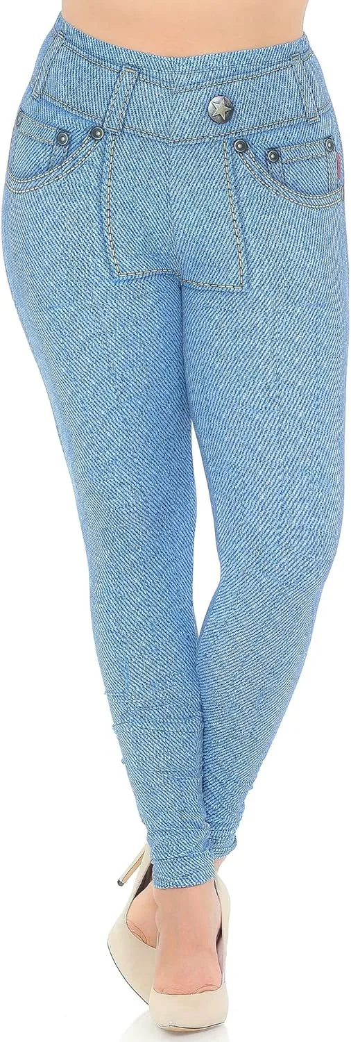 Creamy Soft Premium Women's Leggings Plus Size, High Rise, Stretchy & Breathable, Comfortable Fit - by USA Fashion