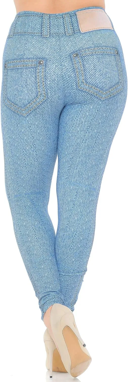 Creamy Soft Premium Women's Leggings Plus Size, High Rise, Stretchy & Breathable, Comfortable Fit - by USA Fashion