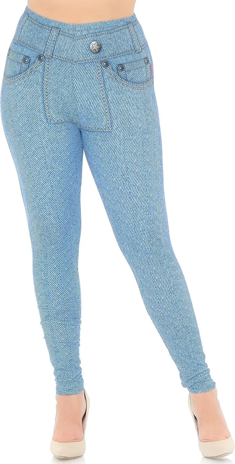 Creamy Soft Premium Women's Leggings Plus Size, High Rise, Stretchy & Breathable, Comfortable Fit - by USA Fashion