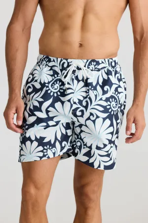 Dartmouth Board Short - Navy Troppo