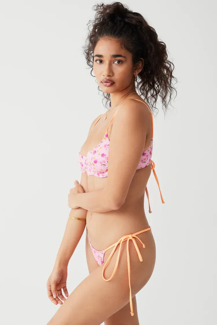 Divine Floral Skimpy Bikini Bottom Queens Bath