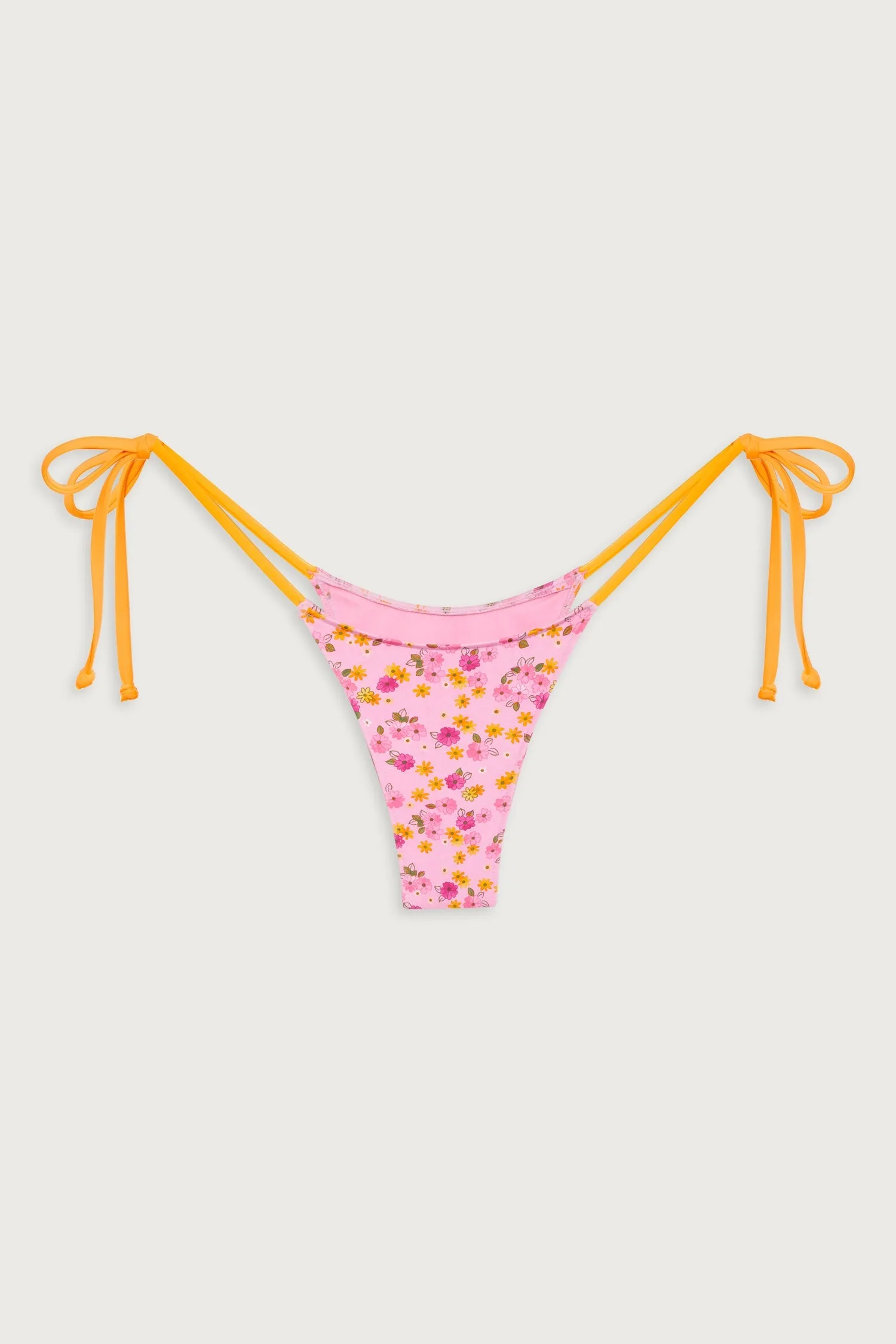 Divine Floral Skimpy Bikini Bottom Queens Bath