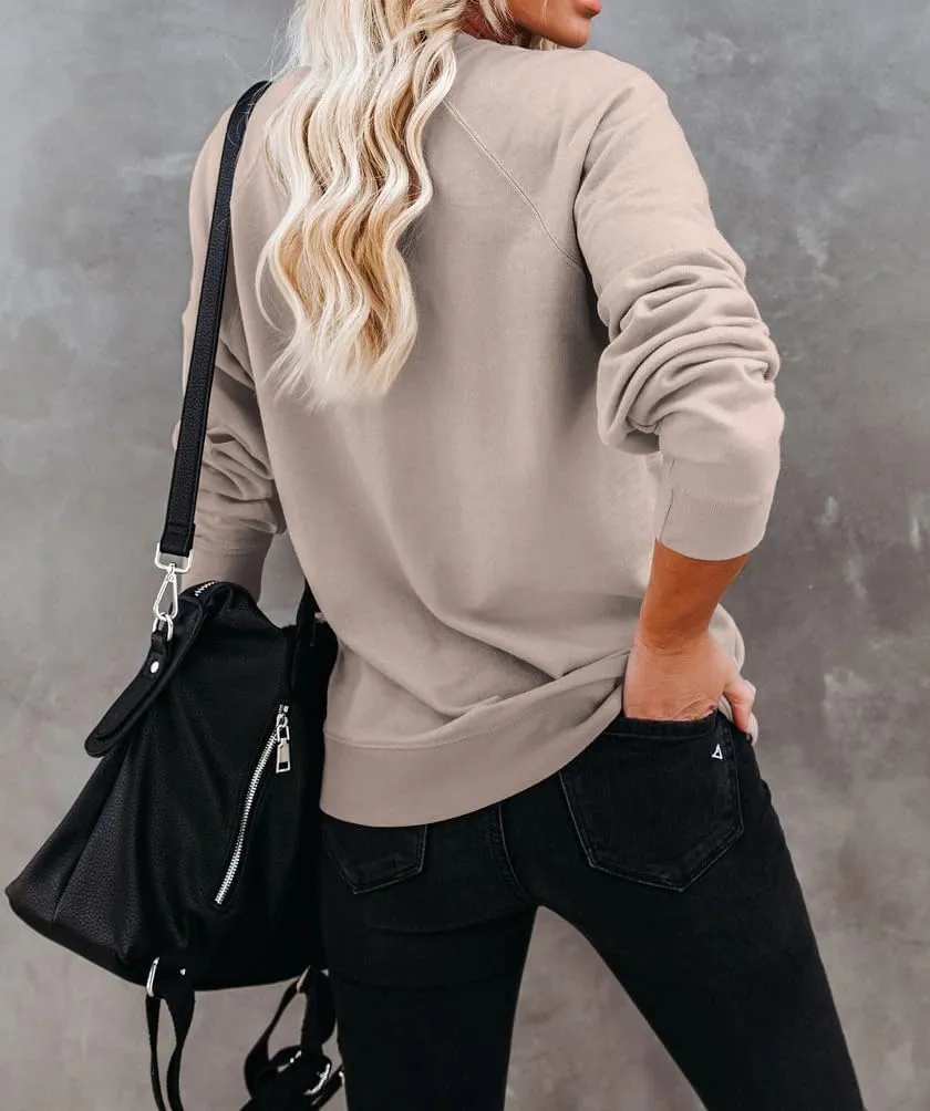 Dressmine Womens Crewneck Mama Sweatshirt Oversized Maternity Long Sleeve Shirt Cute Sweaters Graphic Hoodies