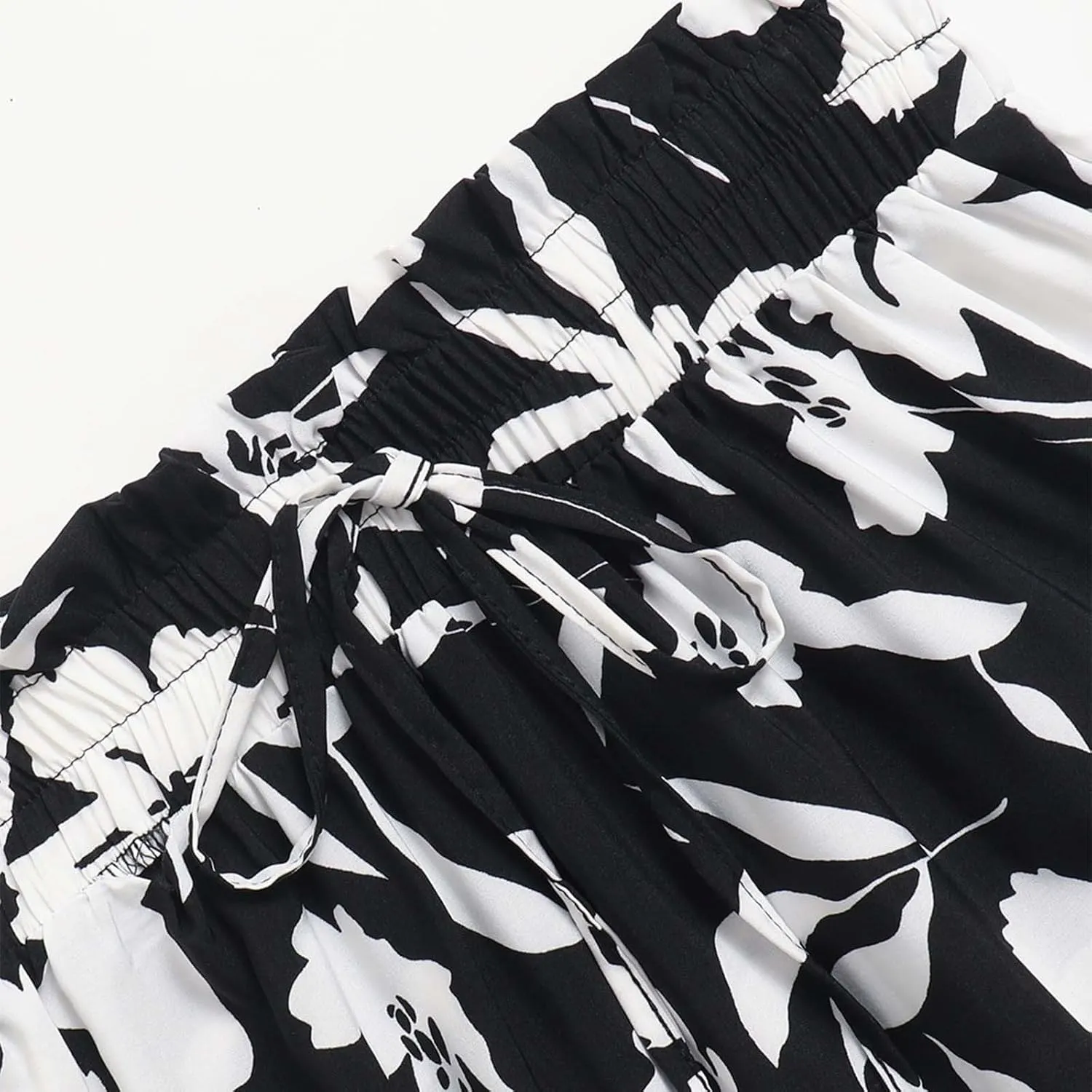Elegant Floral Pleated Midi Skirt for Women Summer High End Fashion Stylish A Line Skirt Comfortable Lightweight