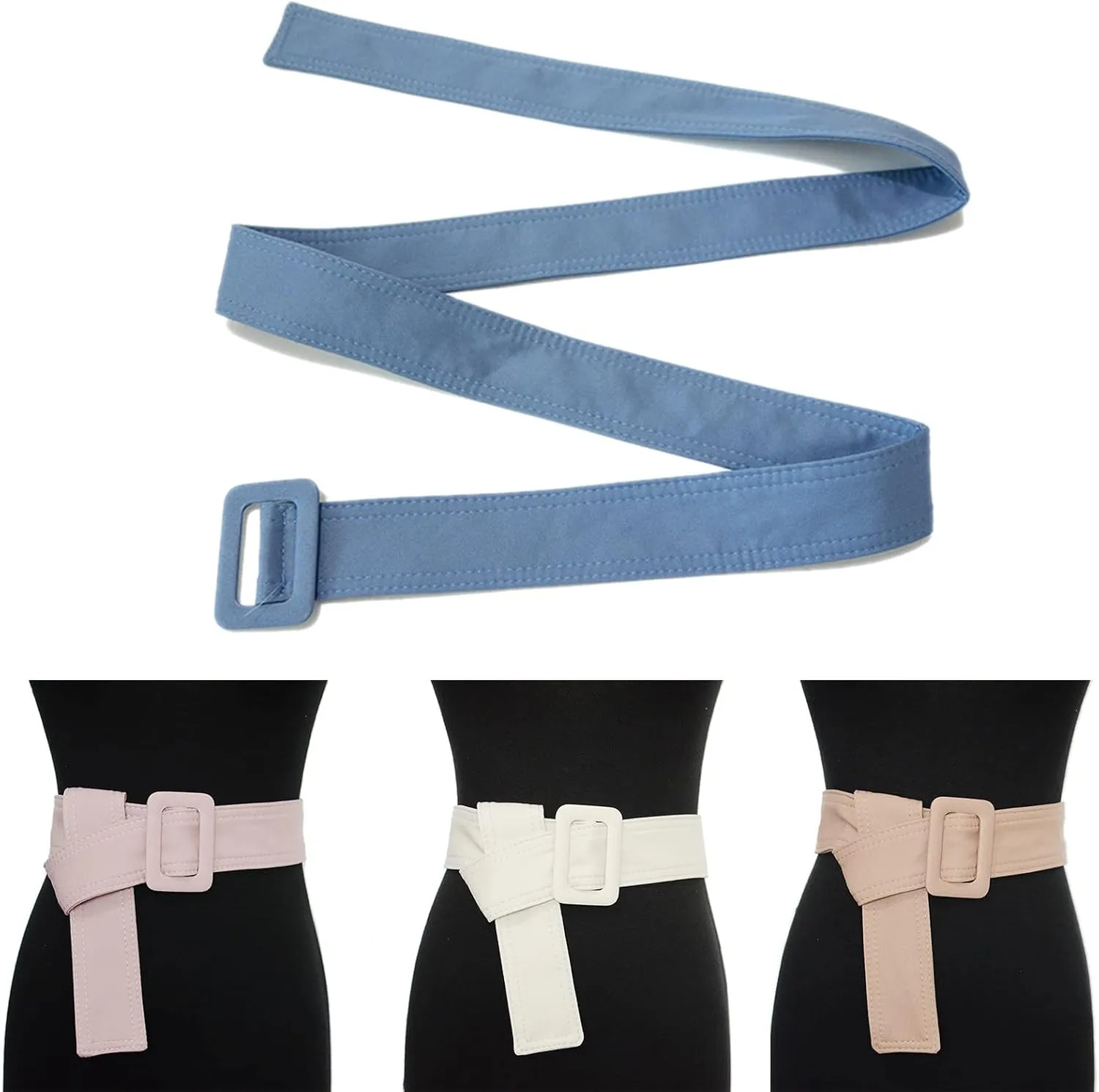 Elegant Wide Waistband For Women's Trench Coats And Dresses Coat Belt Replacement Multicolor Option
