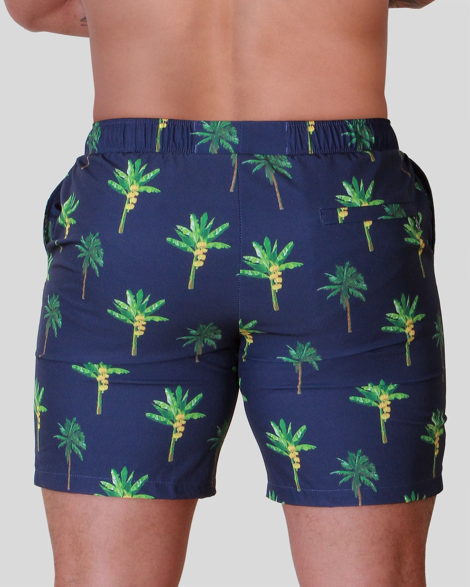 Father and Son Matching swim shorts - La Banana (Navy)