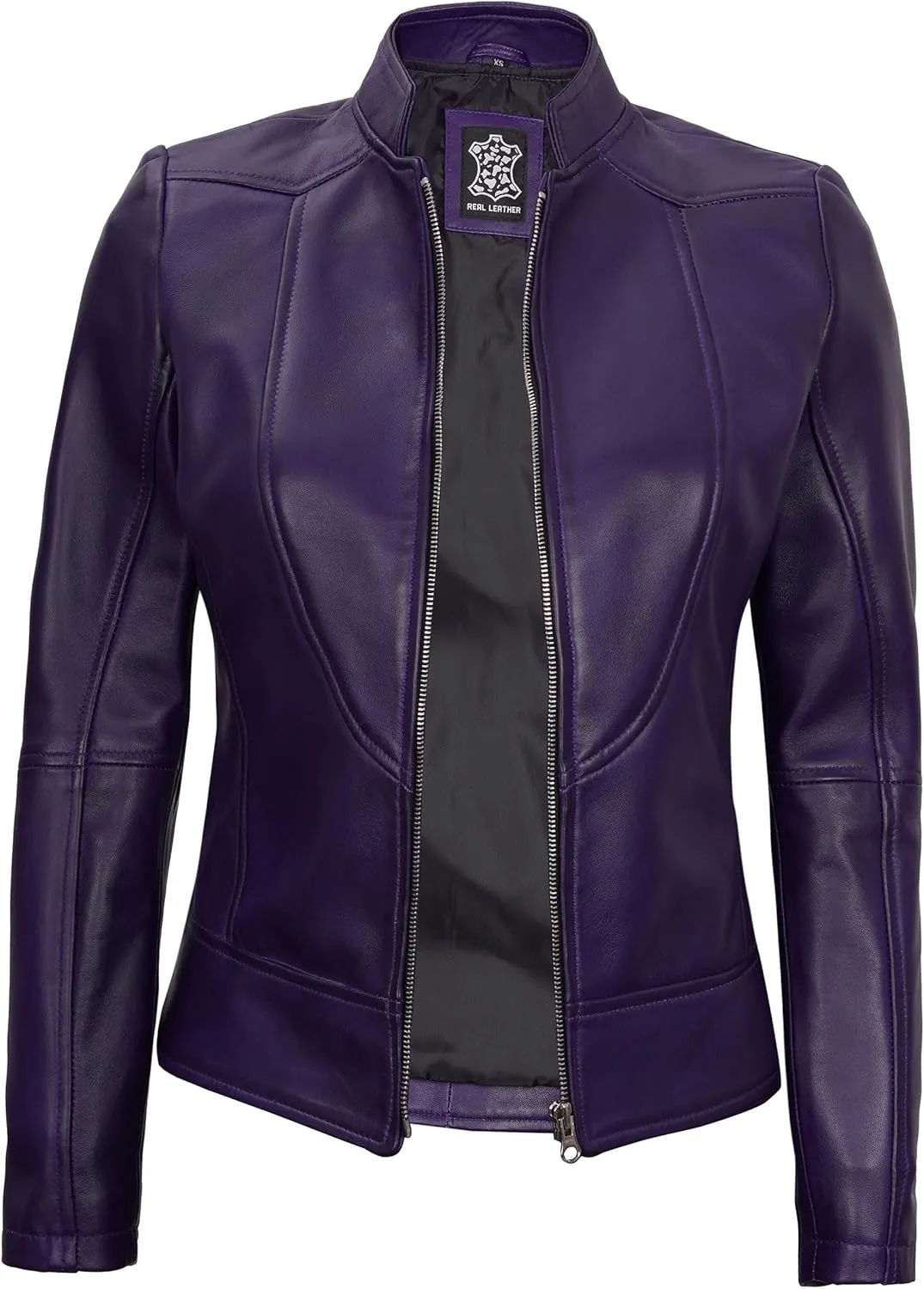 fjackets Leather Jacket Women - Real Lambskin Leather Stylish With Timeless Elegance And Comfort