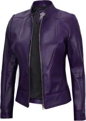 fjackets Leather Jacket Women - Real Lambskin Leather Stylish With Timeless Elegance And Comfort