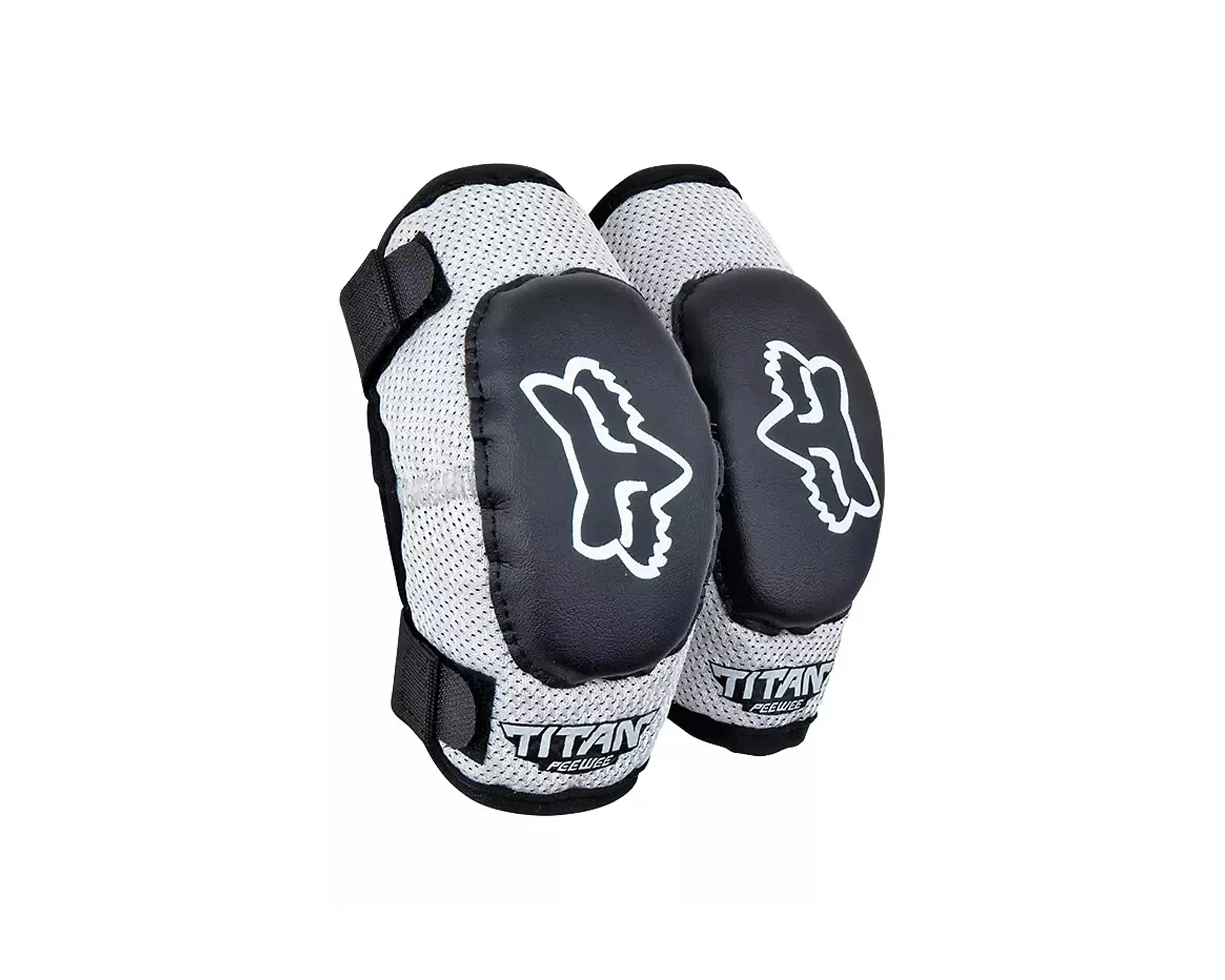 Fox PeeWee Titan Youth Elbow Blk/Sil OS