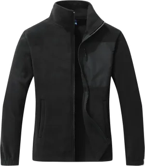 GIMECEN Women's Full Zip Soft Polar Fleece Jacket Outdoor Recreation Coat with Pockets Long-Sleeve Comfortable Outerwear