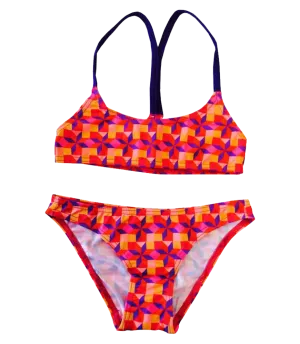 Girls - Bikini Mini - Rombus (Print) - Top & Bottom