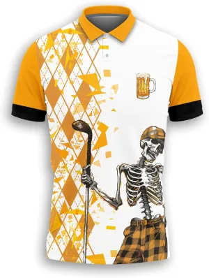 Golf Style Polo Shirts for Men - Short Sleeve Golf Shirts Dry Fit Mens Polo T-Shirt Casual Style 08