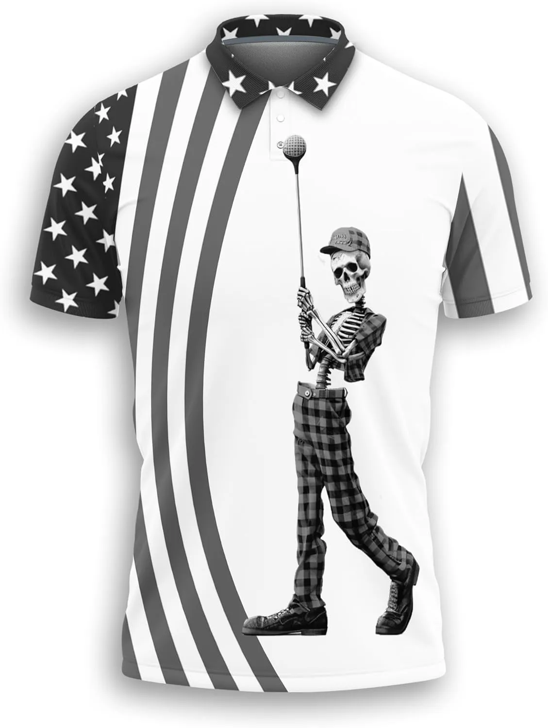 Golf Style Polo Shirts for Men - Short Sleeve Golf Shirts Dry Fit Mens Polo T-Shirt Casual Style 08
