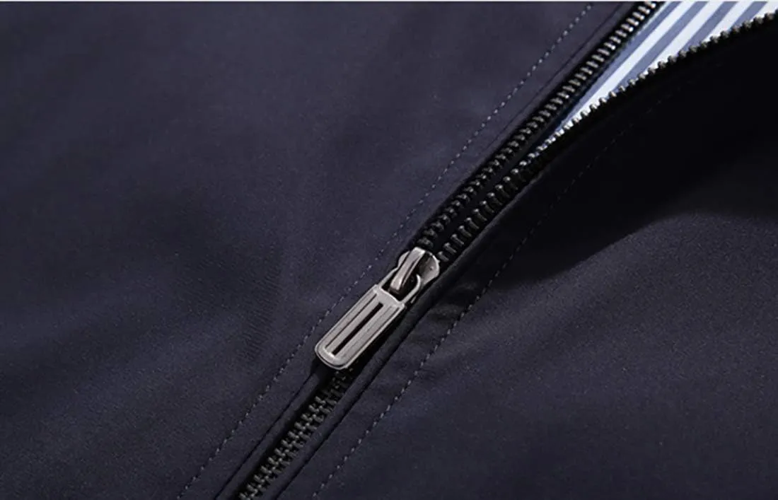 HaoMay Men's Business Casual Full Zip Lightweight Outwear Jackets