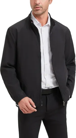 HaoMay Men's Business Casual Full Zip Lightweight Outwear Jackets