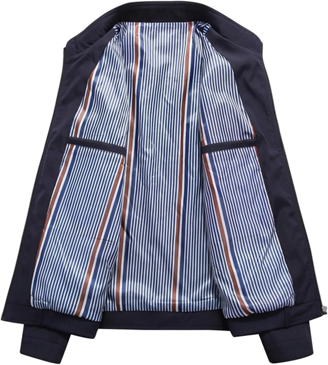 HaoMay Men's Business Casual Full Zip Lightweight Outwear Jackets