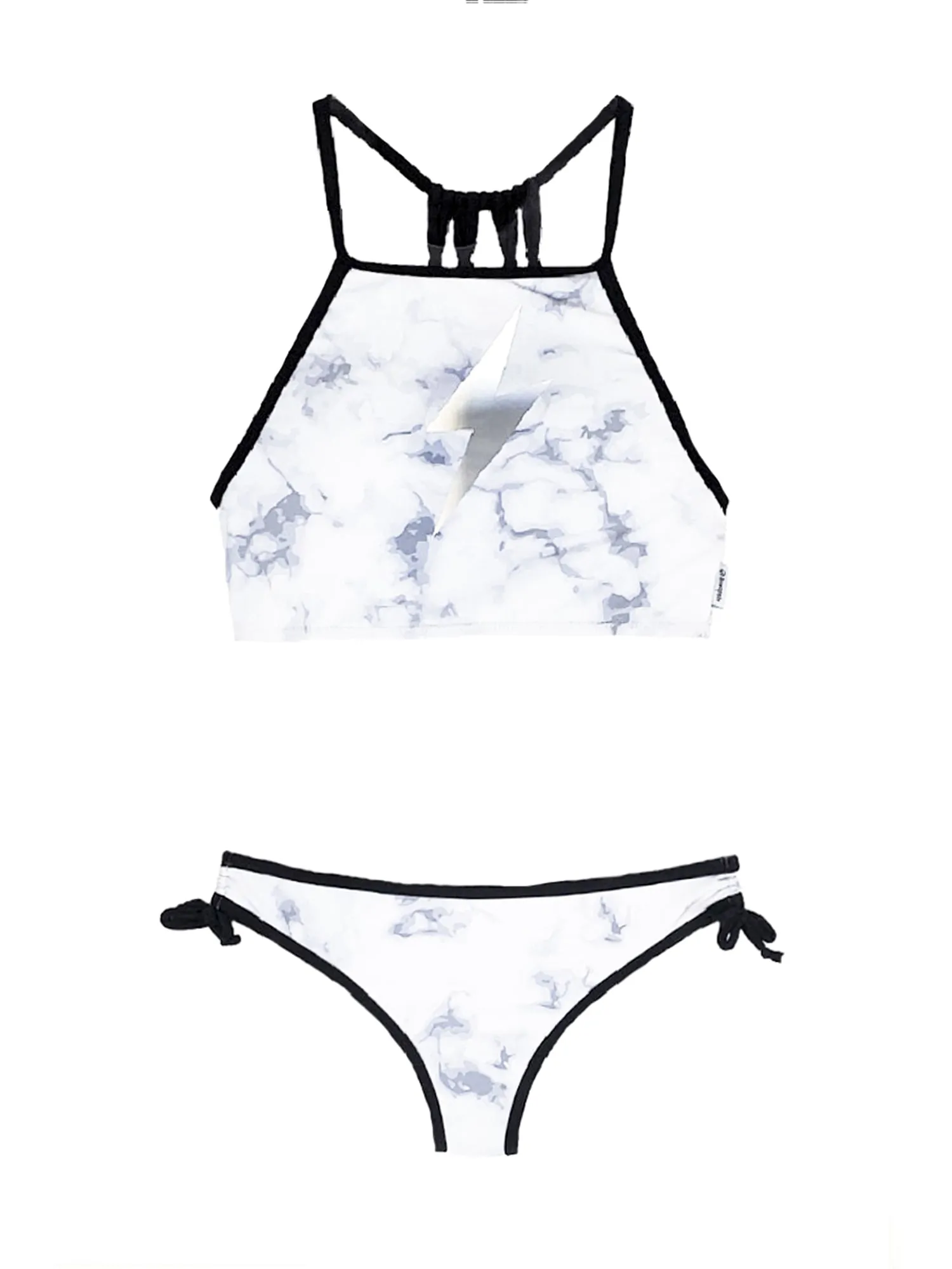 Harlow Tie Dye Foil Tankini Two Piece Swimsuit