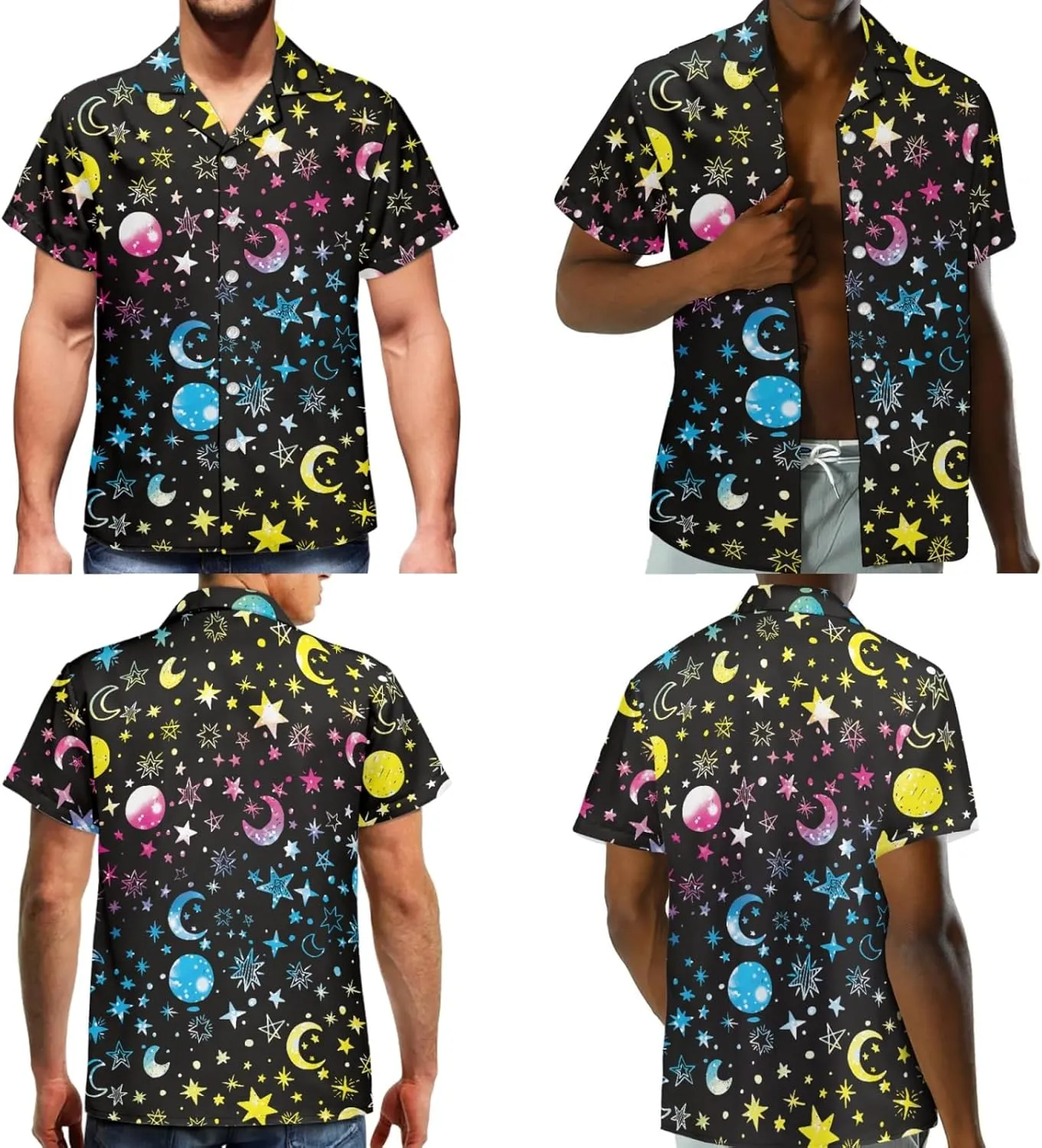 Hawaii Matching Couple Outfits Husband and Wife Clothing Fashionable Mens Casual Shirts Hawaii Dress with Soft Fabric
