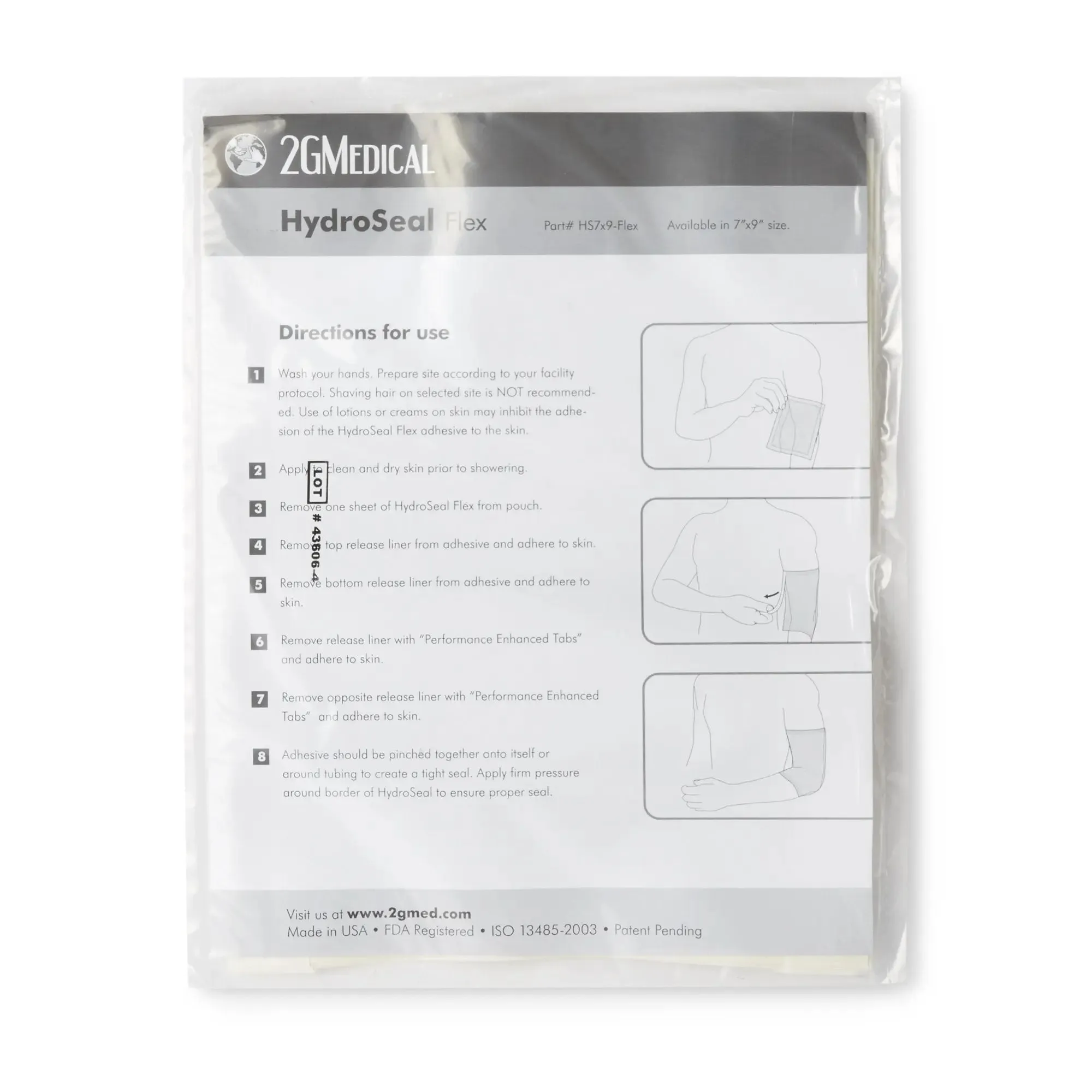 HydroSeal Wound Protector, 7 x 9 Inch
