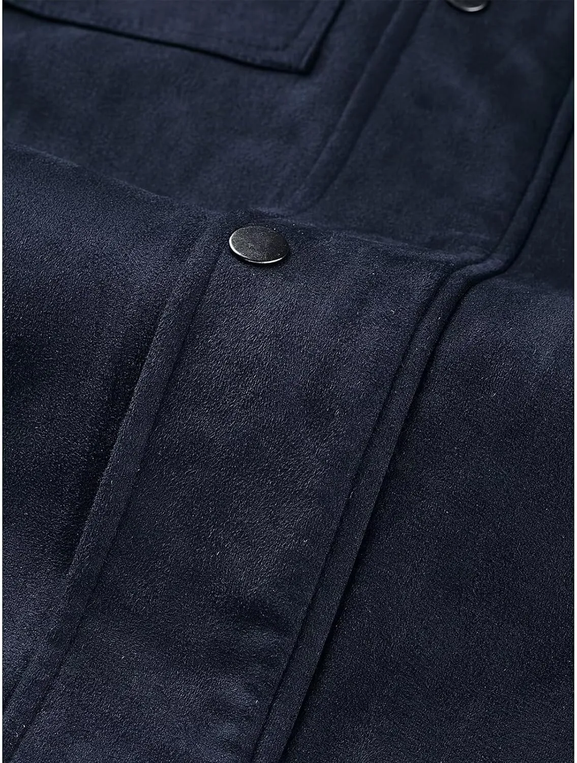 INVACHI Men's Western Jacket Vintage Suede Jacket for Men Cowboy Coats for Men
