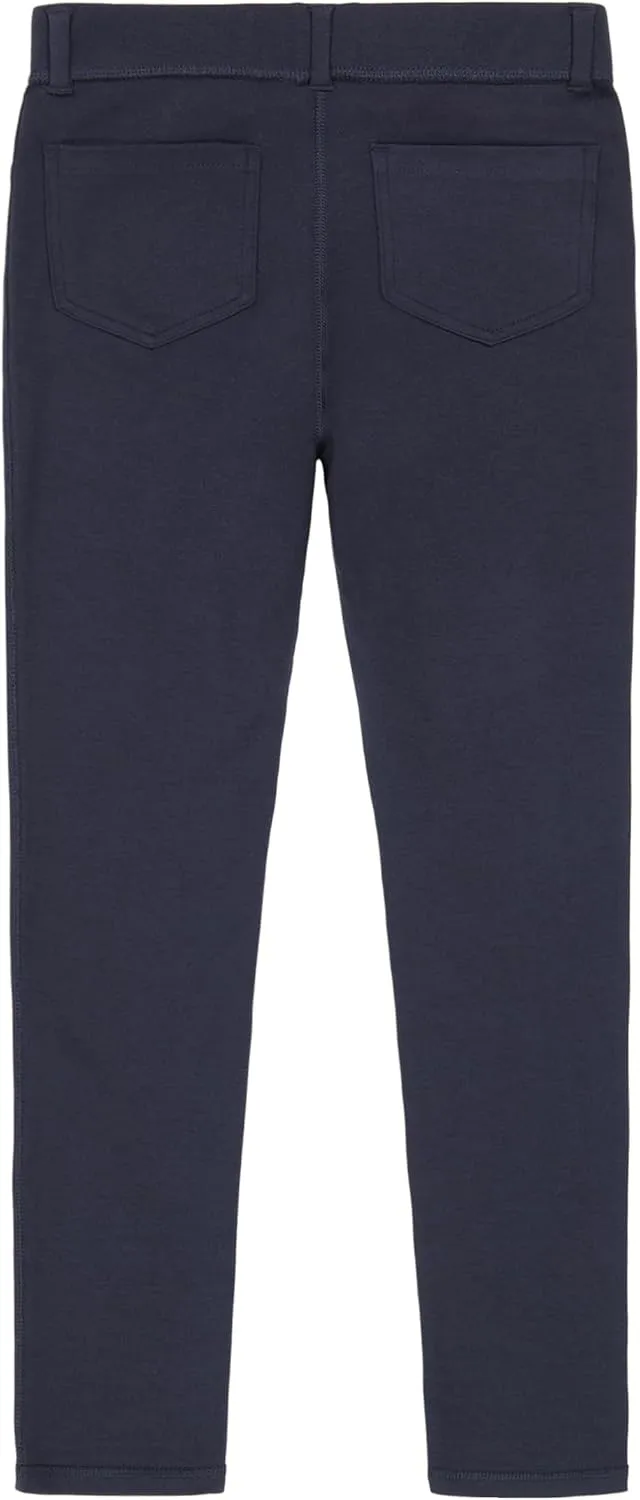 IZOD Girls' School Uniform Sensory-Friendly Jegging, Soft Fabric with Flattened Seams, Tagless