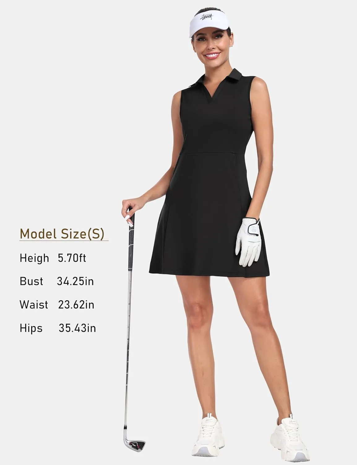 JINSHI Women T Shirt Dress Hiking/Tennis/Golf/Leisure Comfortable and Soft Athletic Dress for Women