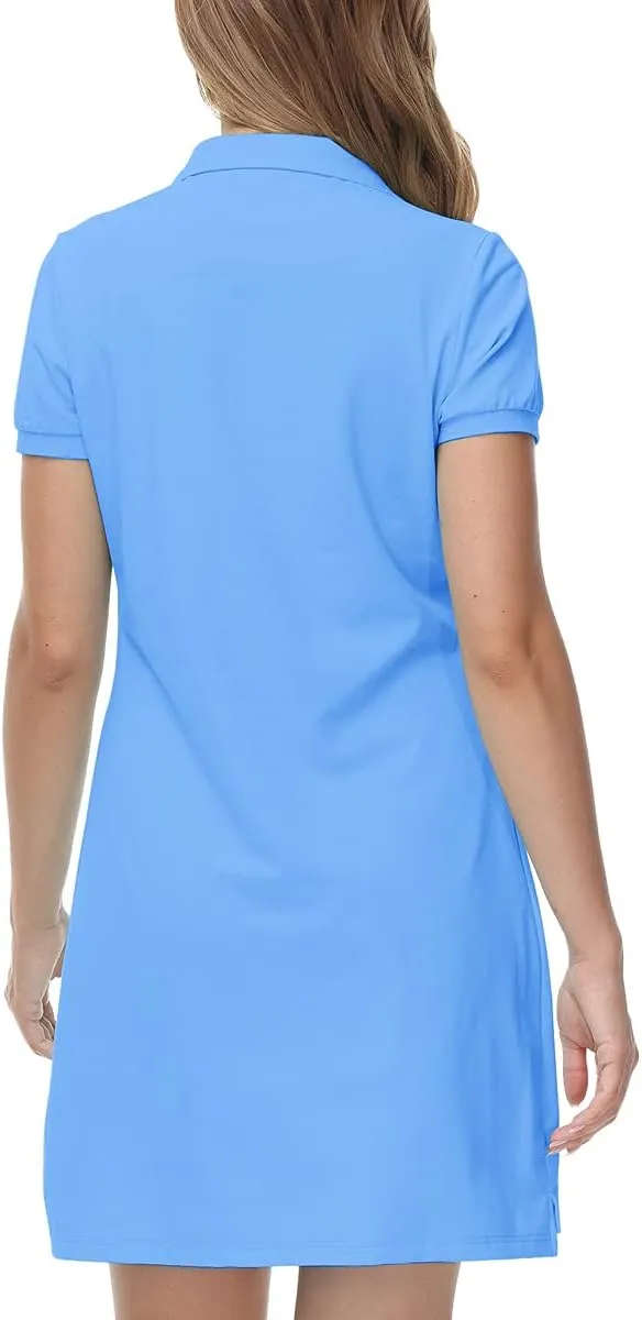 JINSHI Women T Shirt Dress Hiking/Tennis/Golf/Leisure Comfortable and Soft Athletic Dress for Women