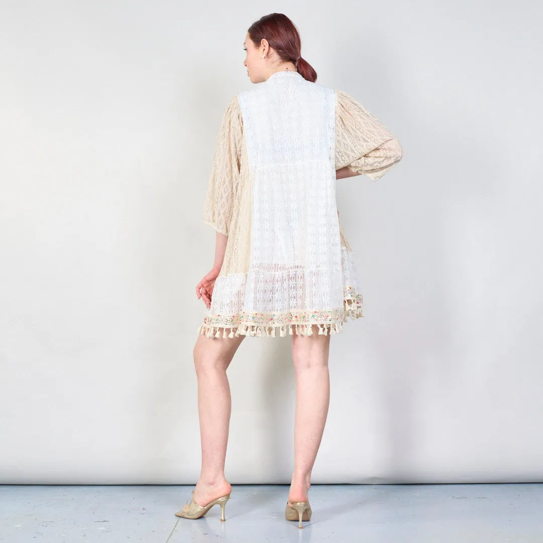 Lace boho mini dress wholesale